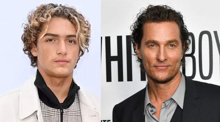 Matthew McConaughey's son Levi looks so much like his actor father in ...