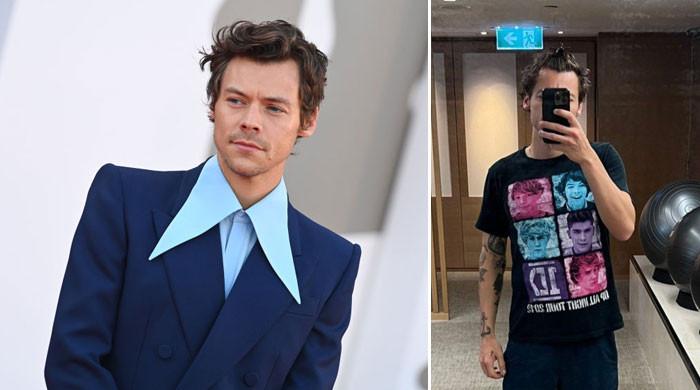 Harry Styles Accidentally Posted a Selfie Wearing One Direction Merch