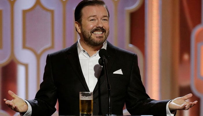 Ricky Gervais reacts to Oscars host spot