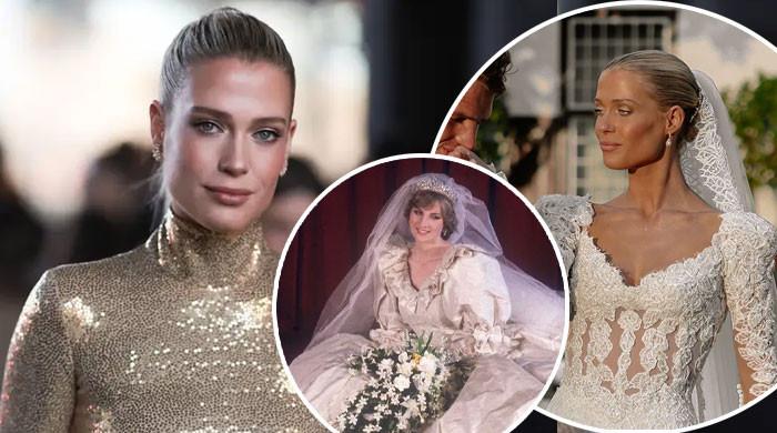 Amelia Spencer reveals her wedding dress had special connection