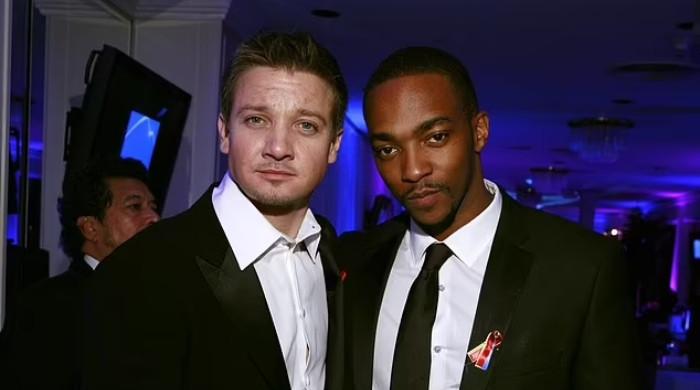 Jeremy Renner Praises Anthony Mackie Says Hes At My Bedside After Snowplow Injury