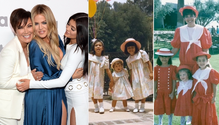 Kris Jenner drops throwback family snaps ahead of Easter in perfectly coordinated outfits