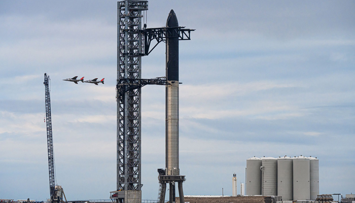 This photo courtesy shows the SpaceX Starship rocket. — AFP/File