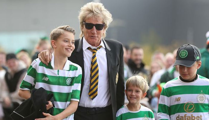 Rod Stewart gets Glasgow Celtic tattoo to celebrate beloved team