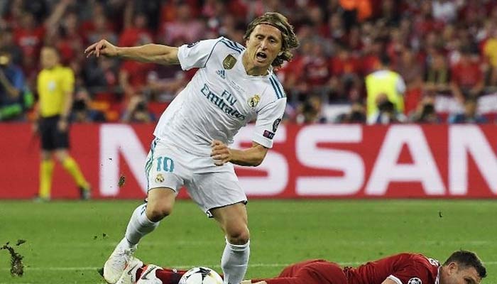 Real Madrid’s veteran midfielder Luka Modric during a match. — AFP/File