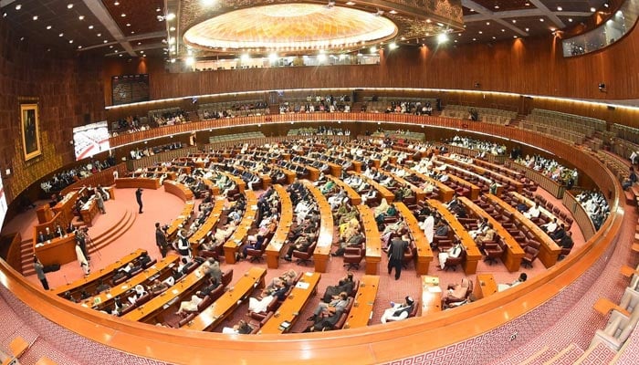 A file photo of National Assembly of Pakistan. — Twitter/@NAofPakistan