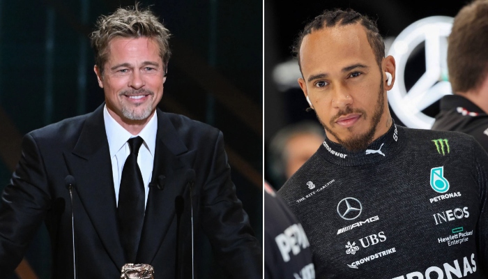 Brad Pitt gears up for racing against Lewis Hamilton in Formula One movie