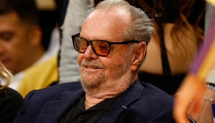 Jack Nicholson also attended the opening season of the Lakers game in 2021