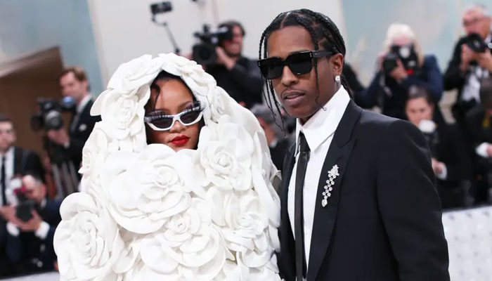Rihanna stuns Met Gala crowds with extravagant bridal look