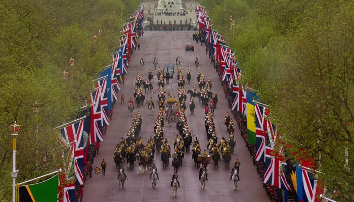 King Charles, Queen Camilla arrive at Westminster Abbey in carriage: Photos