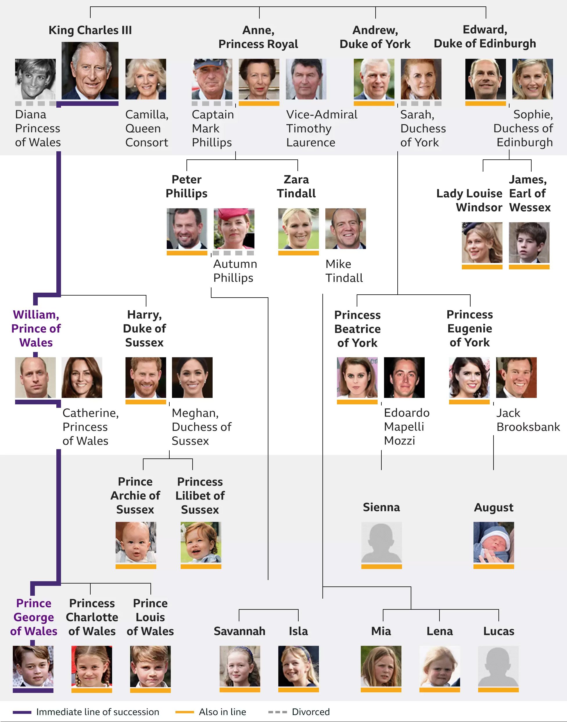 Royal Family Tree: Who is the next in line to the throne after King Charles III?
