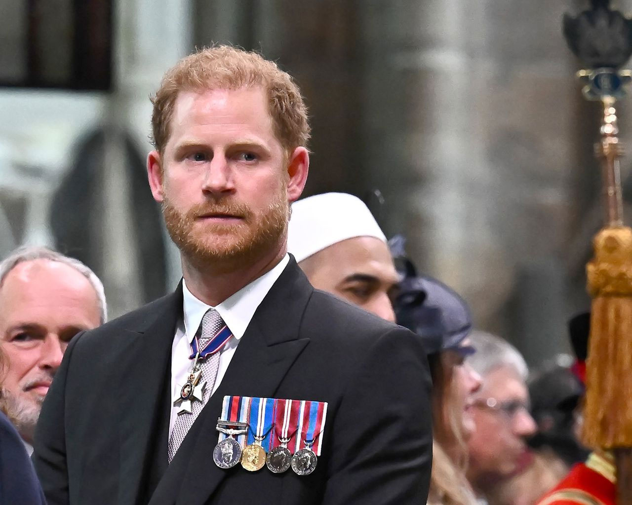 Pictures: Prince Harry an ‘an unwanted distraction’ at Westminster Abbey