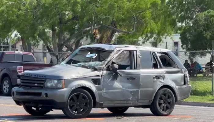 The crash took place at 8:30am local time near Ozanam Center in Brownsville city of Texas state. —Twitter/@ArtFletcher9