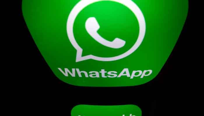 Resimde bir WhatsApp logosu gösterilmektedir.  — AFP/Dosya