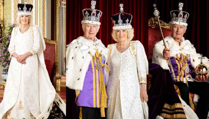 King Charles shares big statement with his and Queen Camillas first official portrait