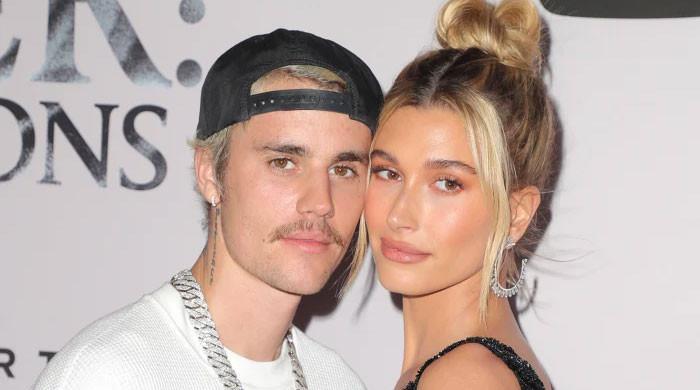 Hailey Baldwin sports huge 'Bieber' necklace after word she 'can't