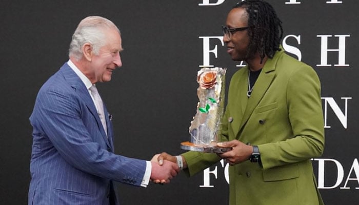 King Charles presents Queen Elizabeth II Award for British design