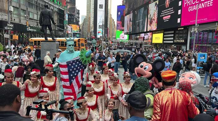 Akbar Asif's 'mughal-e-azam' Makes It To Times Square After Oscars