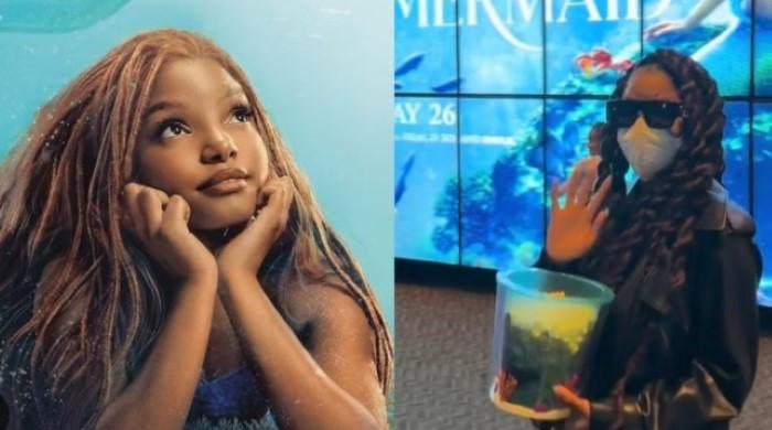 Halle Bailey Goes Undercover To Watch The Little Mermaid 