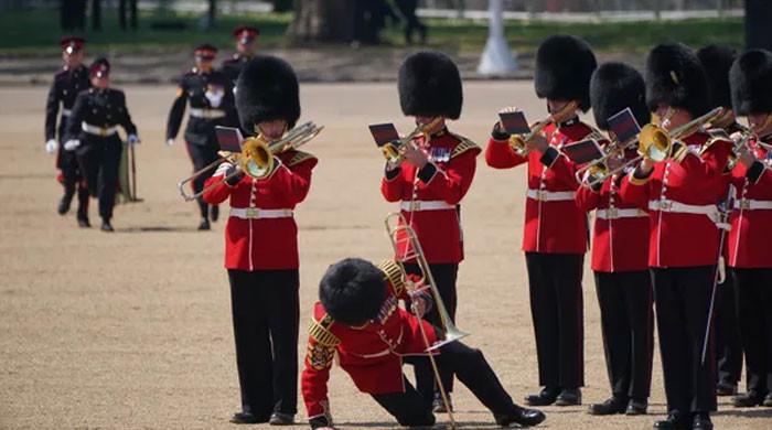 Prince William issues statement as soldiers faint during Trooping the ...