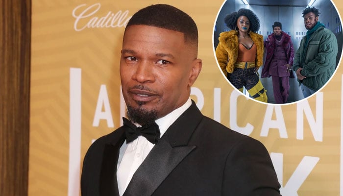 Jamie Foxx receives love from ‘They Cloned Tyrone’ co-stars as he skips the premiere