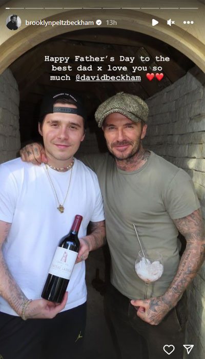 Brooklyn, Romeo, Cruz shower love on dad David Beckham on Father’s Day