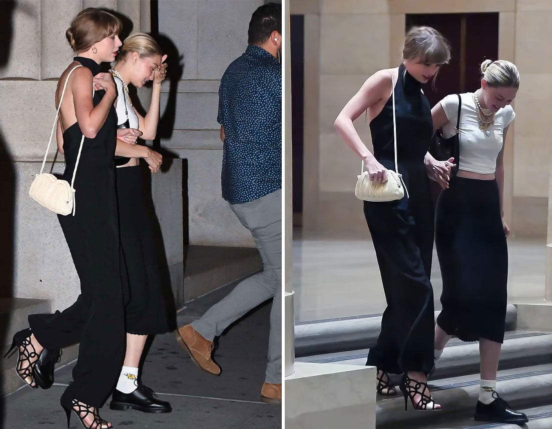 Taylor Swift seems in good spirits as she hangs with pal Gigi Hadid in New York