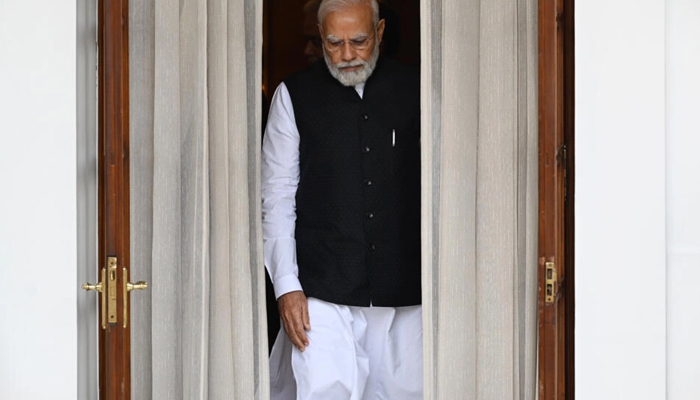 Indian PM Narendra Modi pictured while leaving for US visit. — AFP/File