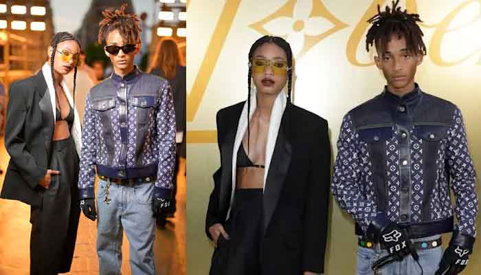 Jaden and Willow Smith wearing different versions of the Louis