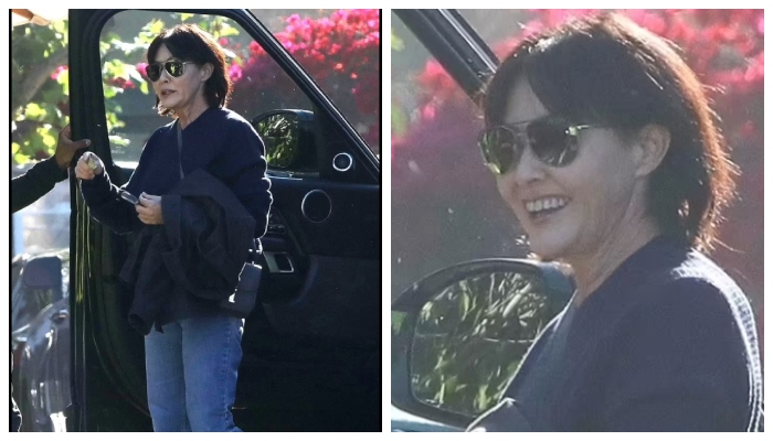 Shannen Doherty all smiles as she steps out since sharing cancer spread to brain