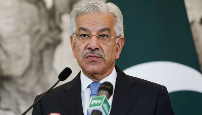 Defence Minister Khawaja Asif. — APP/File