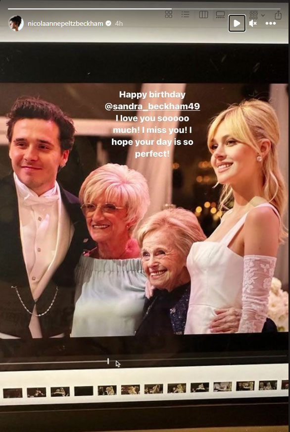 Nicola Peltz Sends Love To Grandma In Law Sandra Beckham Marking Her Birthday 