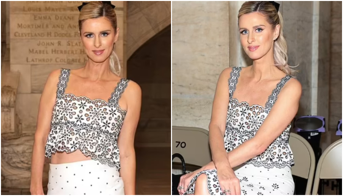 Nicky Hilton Looks Stunning In White Crop Top At Marc Jacob’s Fall Show