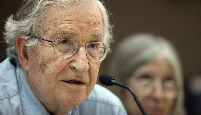 This picture shows US philosopher Noam Chomsky. — Twitter/@cnni