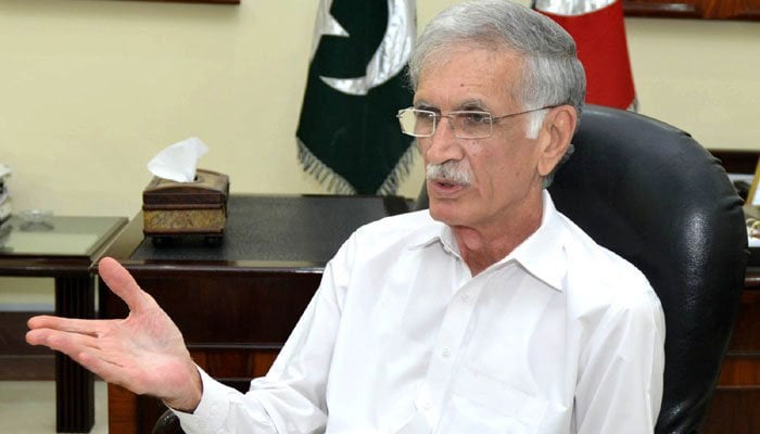 PTI leader and former defence minister Pervez Khattak. — Radio Pakistan