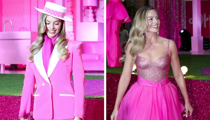 Margot Robbie channels vintage ‘Barbie’ for red carpet in South Korea