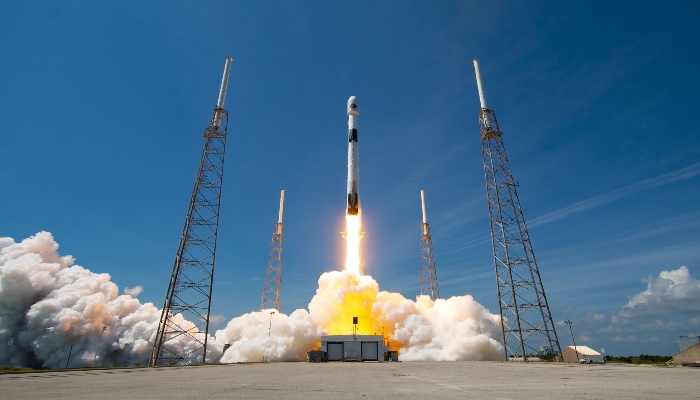 SpaceX rocket blasts satellite into orbit