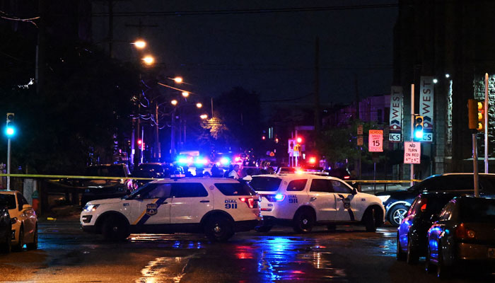 This representational picture shows police work at the scene of a shooting on July 3, 2023 in Philadelphia. — AFP