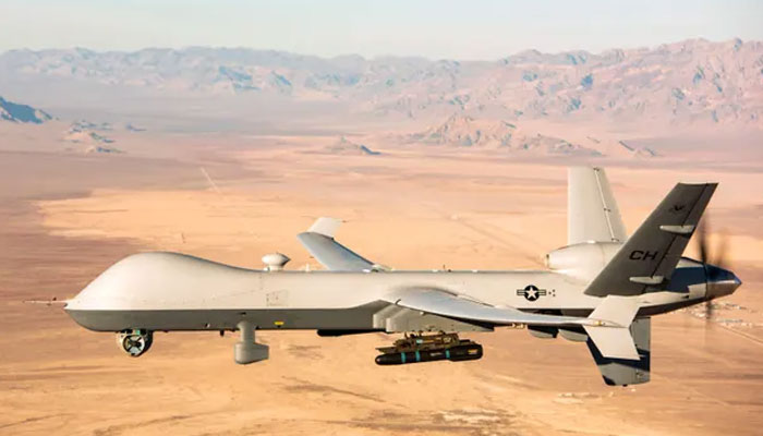 An MQ-9 Reaper unmanned aerial vehicle, or drone. — AFP/File