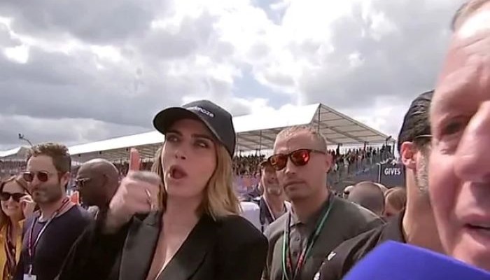 Cara Delevingne comments on controversial interview snub at British Grand Prix