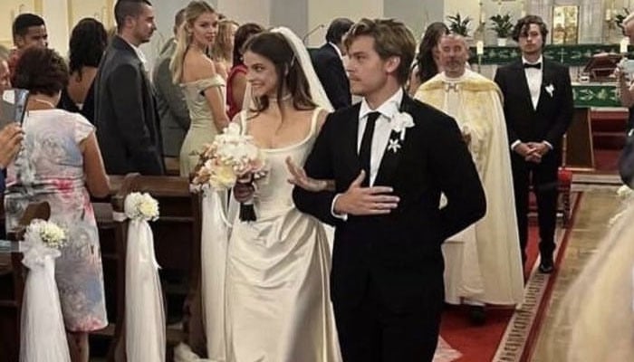 Dylan Sprouse, Barbara Palvin exchange vows in dreamy Hungarian wedding