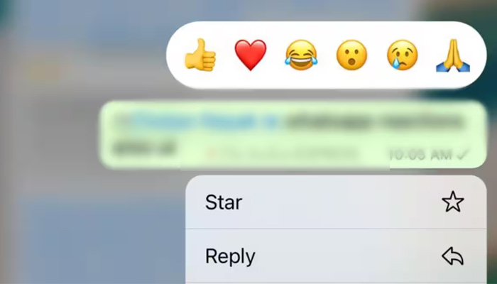 WhatsApp Is All Set To Introduce A New Message Reaction Feature.