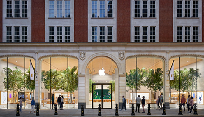 An Apple store in the UK. — Apple