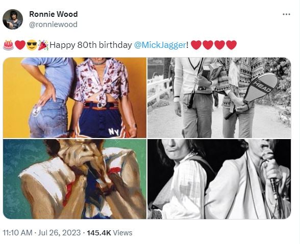 Ronnie shared a gallery of images on his Twitter handle