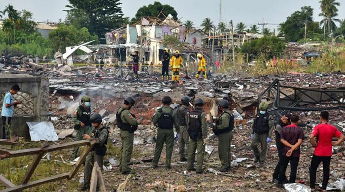 Nine killed in deadly explosion at firework warehouse in Thailand