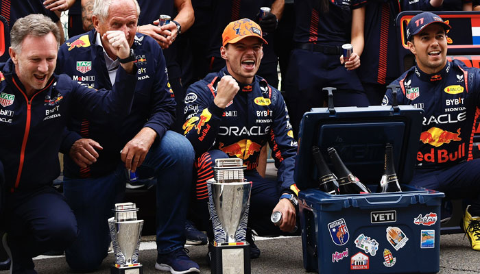 Max Verstappen reigns supreme with eighth consecutive victory at Belgian Grand Prix.—Twitter@Maxx33Verstappen