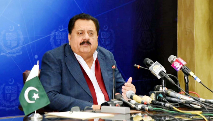 Federal Minister for National Food Security and Research, Tariq Bashir Cheema addresses to media persons during press conference, in Islamabad on Friday, January 13, 2023. — PPI