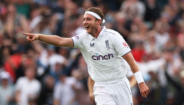 A fairytale finish for England legend Stuart Broad.—Twitter@englandcricket