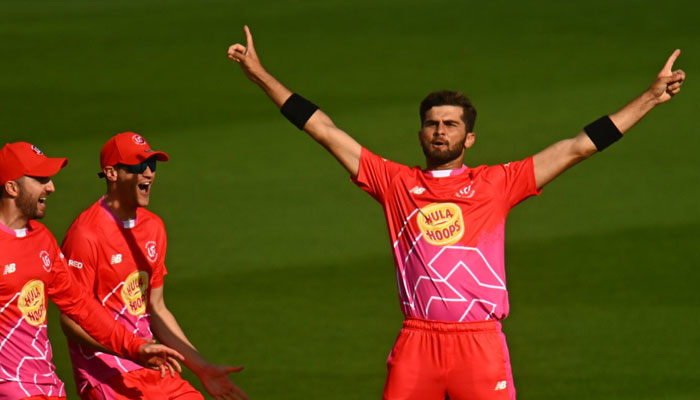 Shaheen Afridis sensational bebut at The Hundred inspires Welsh Fires victory.—Twitter@TheHundred