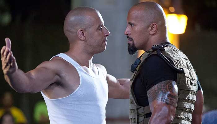 Vin Diesel and Dwayne Johnson had a feud on the set of movie in 2021